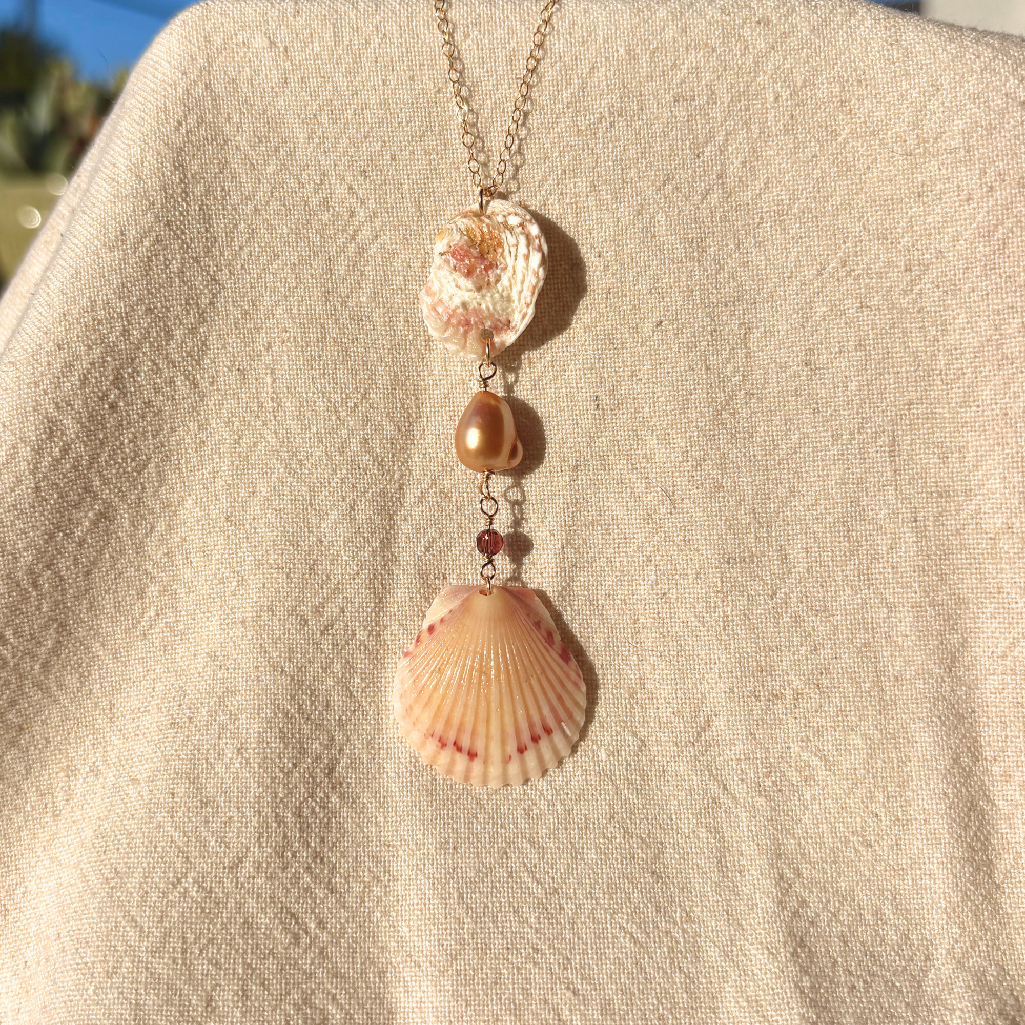 Calypso | Cascade Drop Necklace | 14K Gold-filled