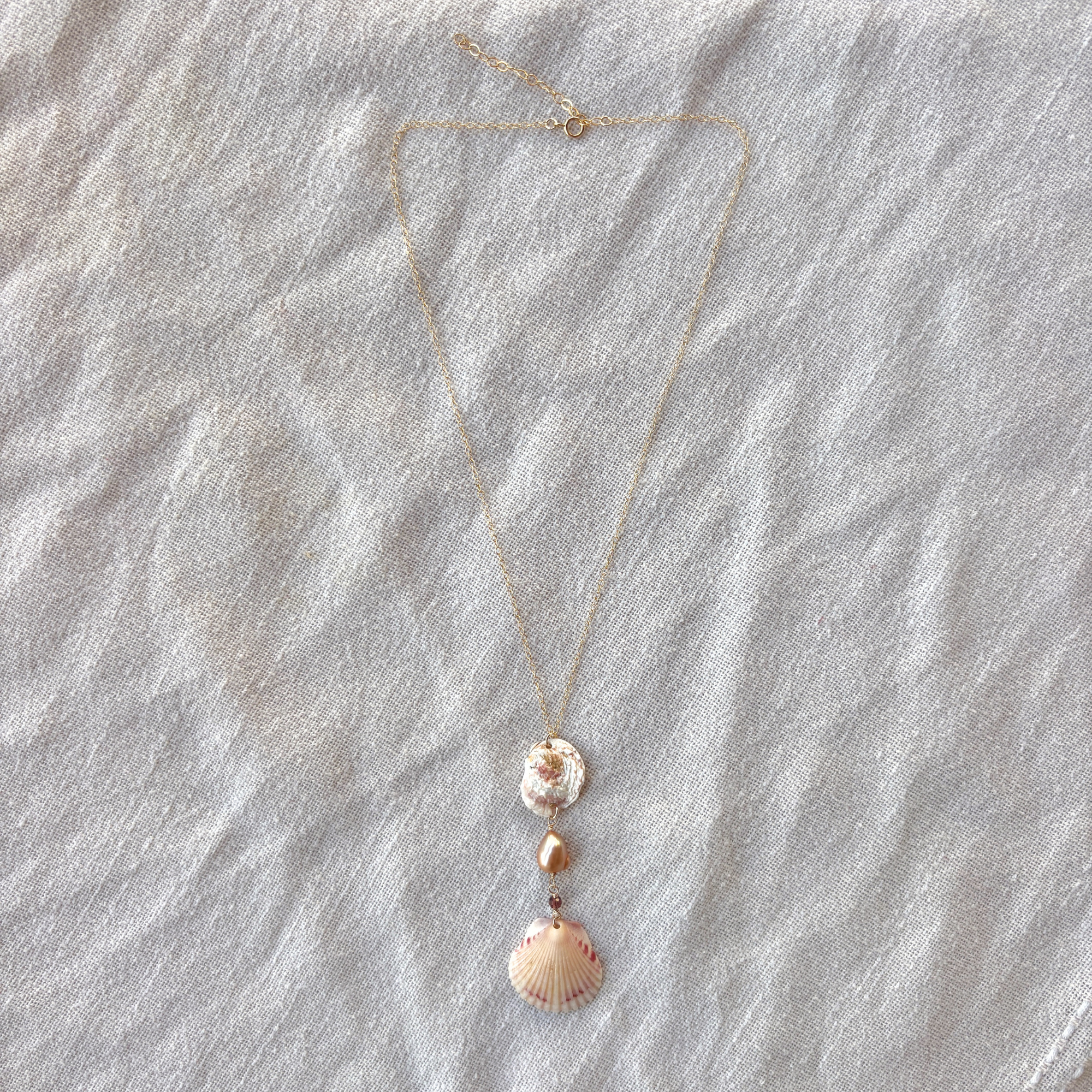 Calypso | Cascade Drop Necklace | 14K Gold-filled