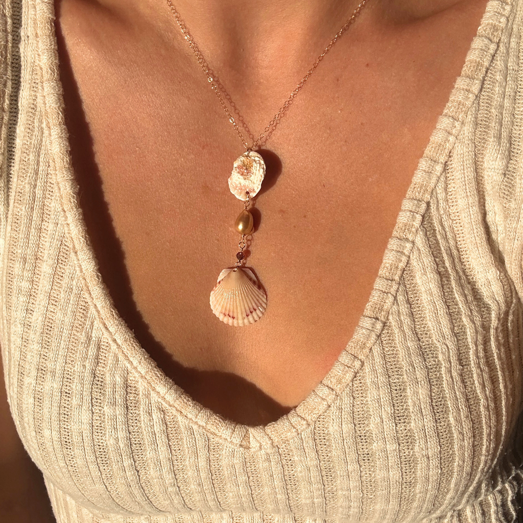 Calypso | Cascade Drop Necklace | 14K Gold-filled