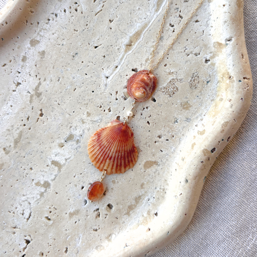 Helen | Cascade Drop Necklace | 14K Gold-filled