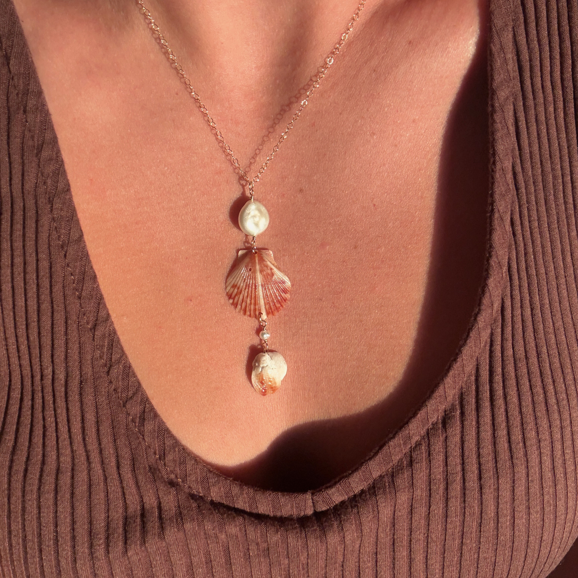 Penelope | Cascade Drop Necklace | 14K Gold-filled