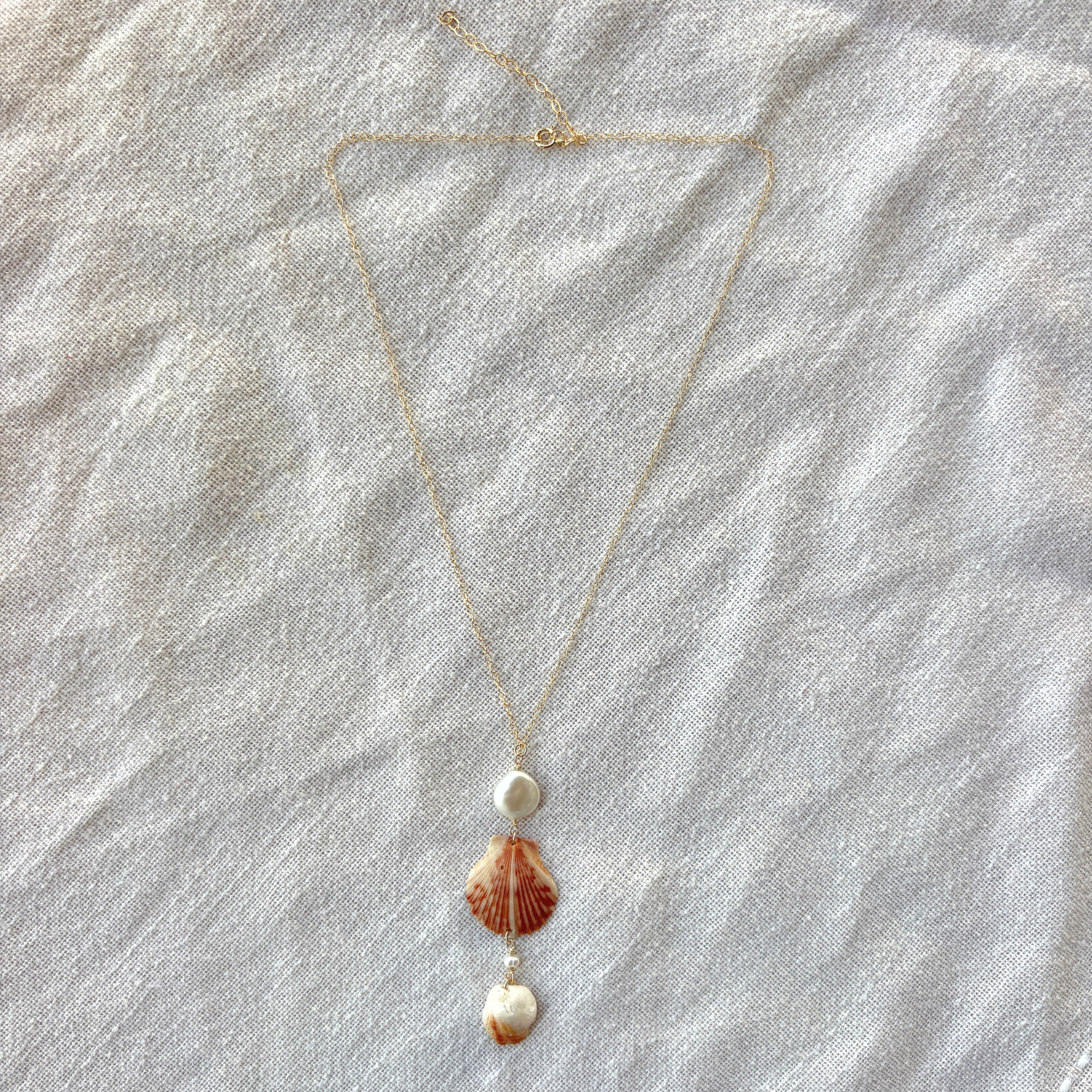 Penelope | Cascade Drop Necklace | 14K Gold-filled