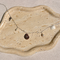 Dainty Seashell Charm Necklace | Sterling Silver