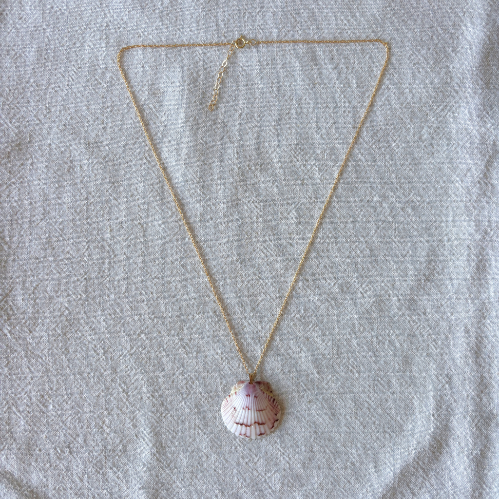 Floridian Scallop Necklace | 14K Gold-filled