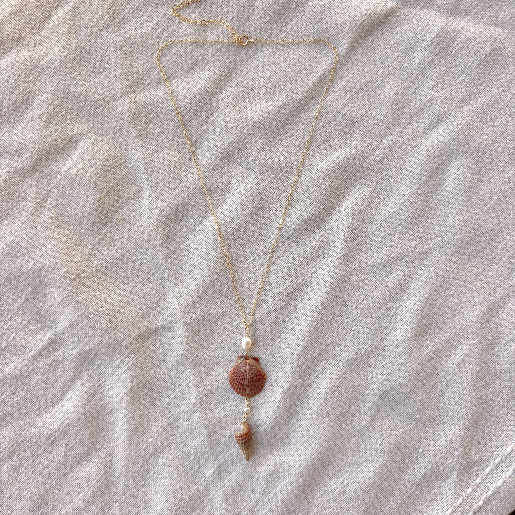 Circe | Cascade Drop Necklace | 14K Gold-filled