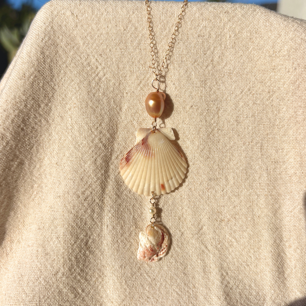 Athena | Cascade Drop Necklace | 14K Gold-filled