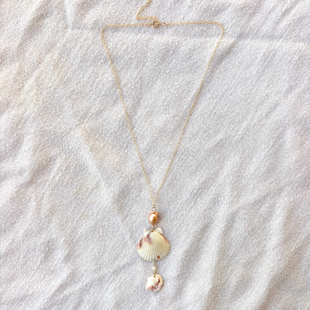 Athena | Cascade Drop Necklace | 14K Gold-filled