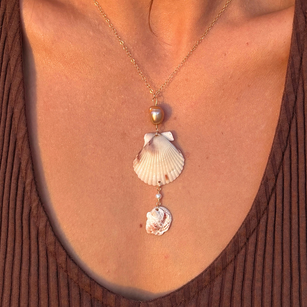 Athena | Cascade Drop Necklace | 14K Gold-filled