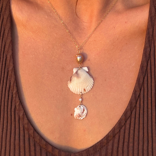 Athena | Cascade Drop Necklace | 14K Gold-filled