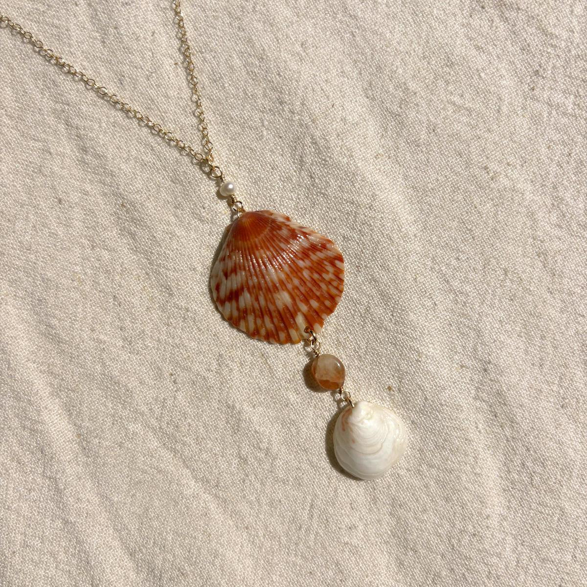 Andromeda | Cascade Drop Necklace | 14K Gold-filled