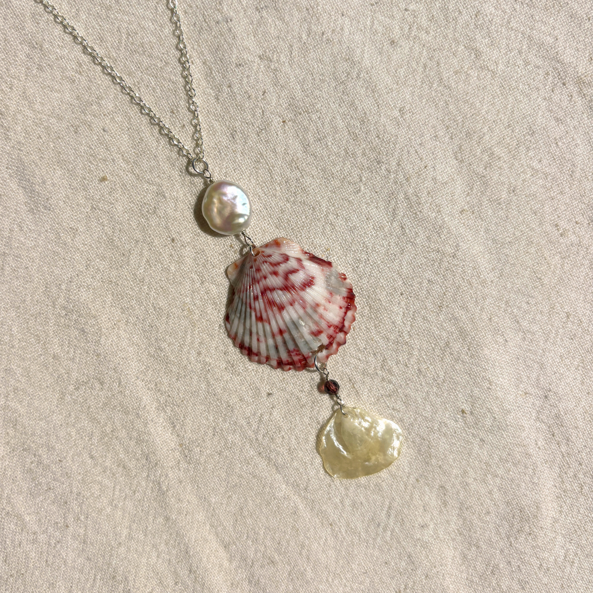 Aphrodite | Cascade Drop Necklace | Sterling Silver