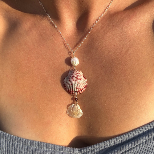Aphrodite | Cascade Drop Necklace | Sterling Silver