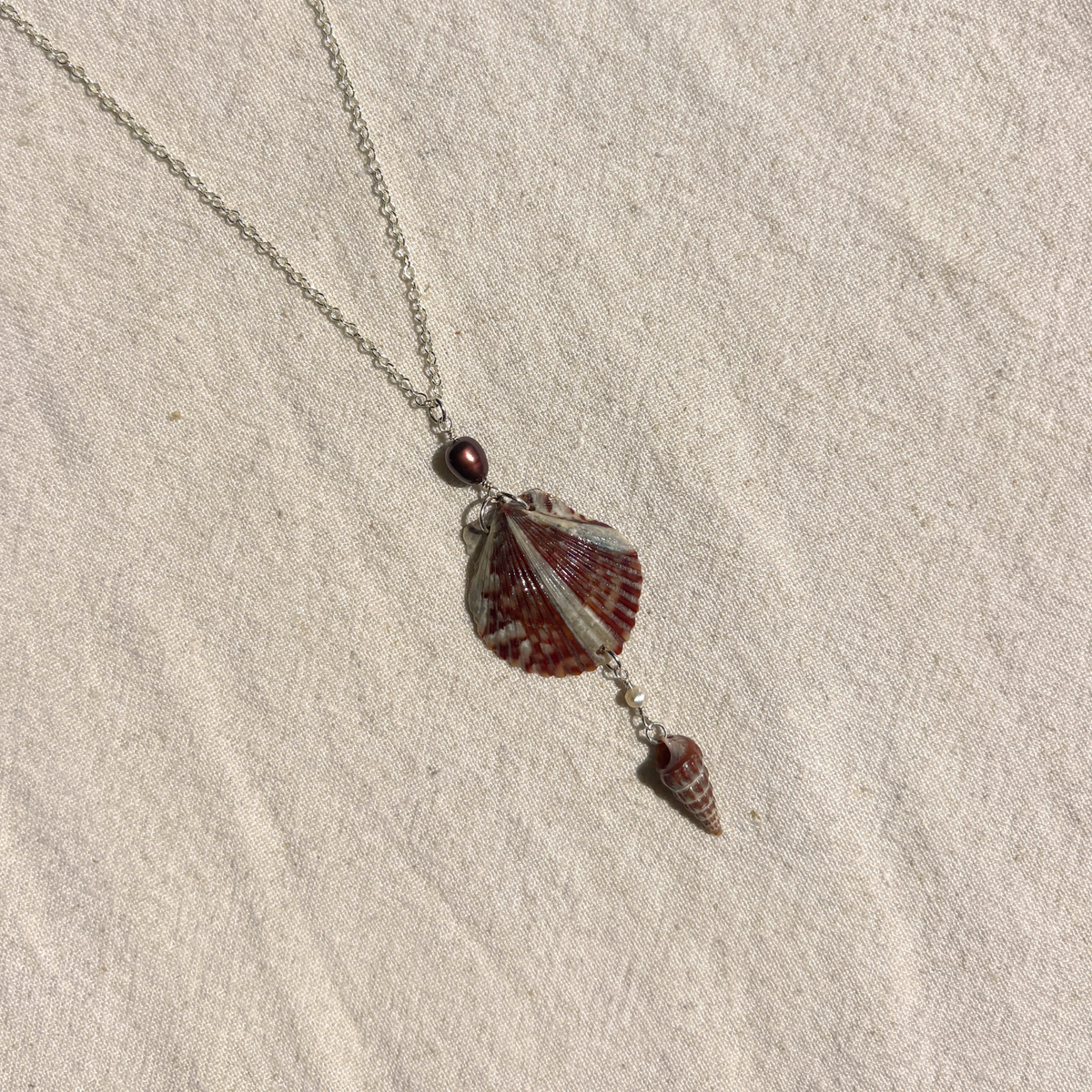Ariadne | Cascade Drop Necklace | Sterling Silver