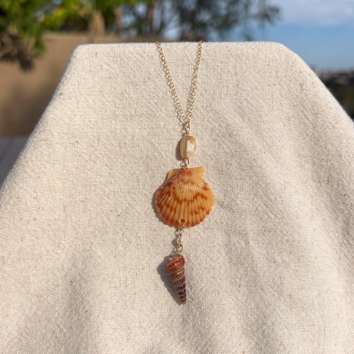Atalanta | Cascade Drop Necklace | 14K Gold-filled