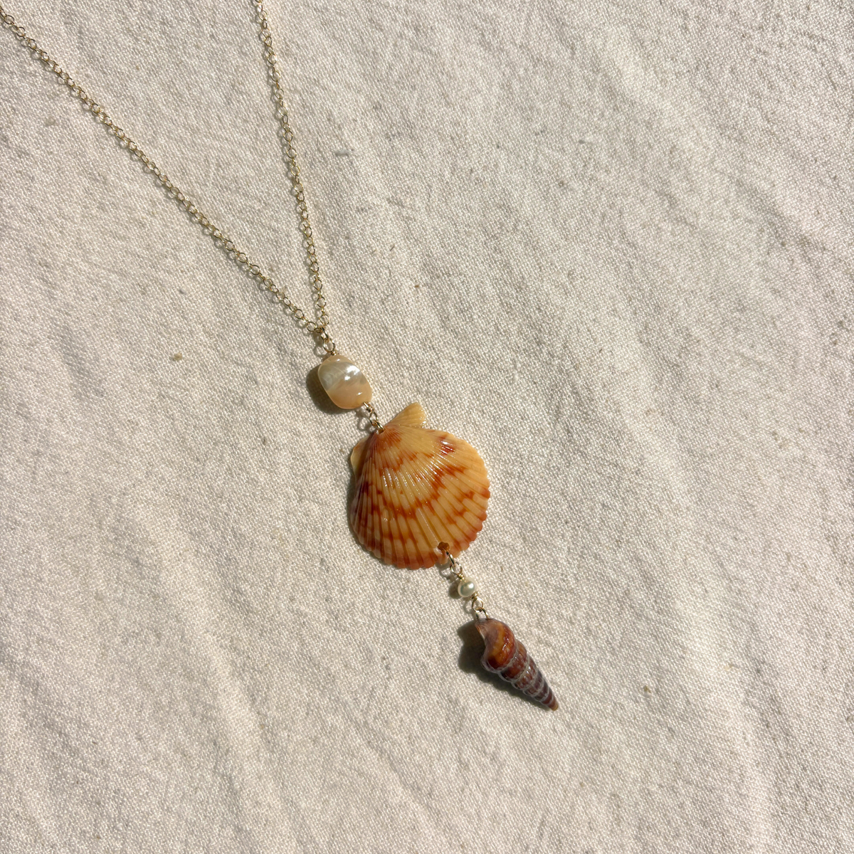 Atalanta | Cascade Drop Necklace | 14K Gold-filled