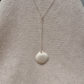 Clam Drop Necklace | Sterling Silver