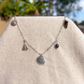 El Sunzal | Seashell Charm Necklace | Sterling Silver