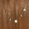 Dainty Seashell Charm Necklace | 14K Gold-filled