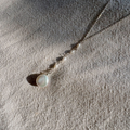 Mini Pearl Drop Necklace | Sterling Silver