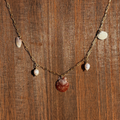 Dainty Seashell Charm Necklace | 14K Gold-filled