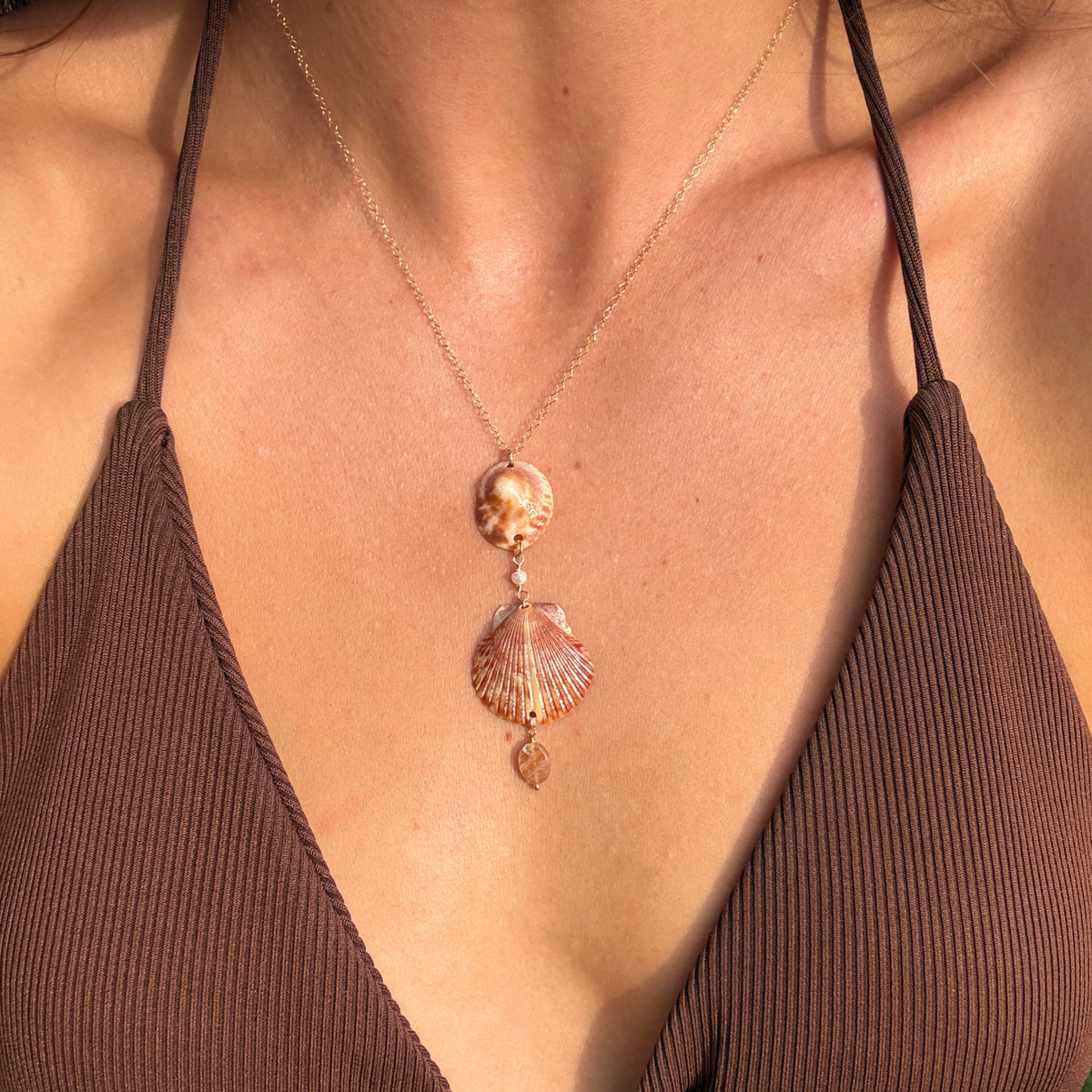 Hera | Cascade Drop Necklace | 14K Gold-filled