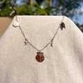 Malibu | Seashell Charm Necklace | Sterling Silver