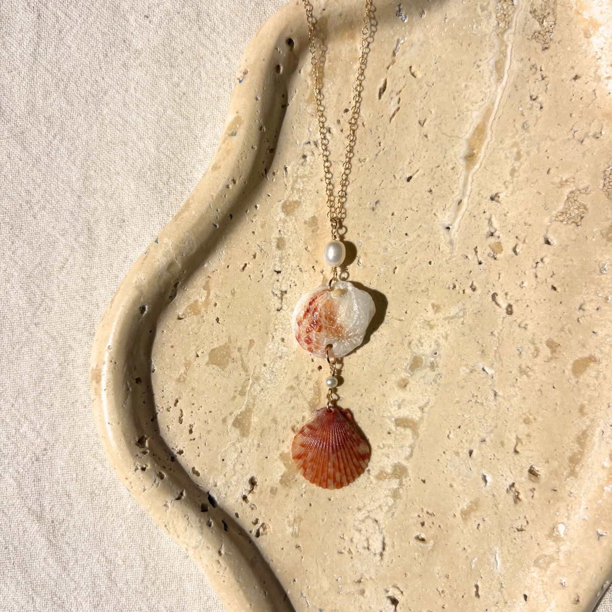 Medea | Cascade Drop Necklace | 14K Gold-filled