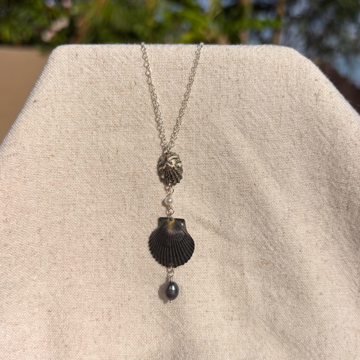 Nyx | Cascade Drop Necklace | Sterling Silver