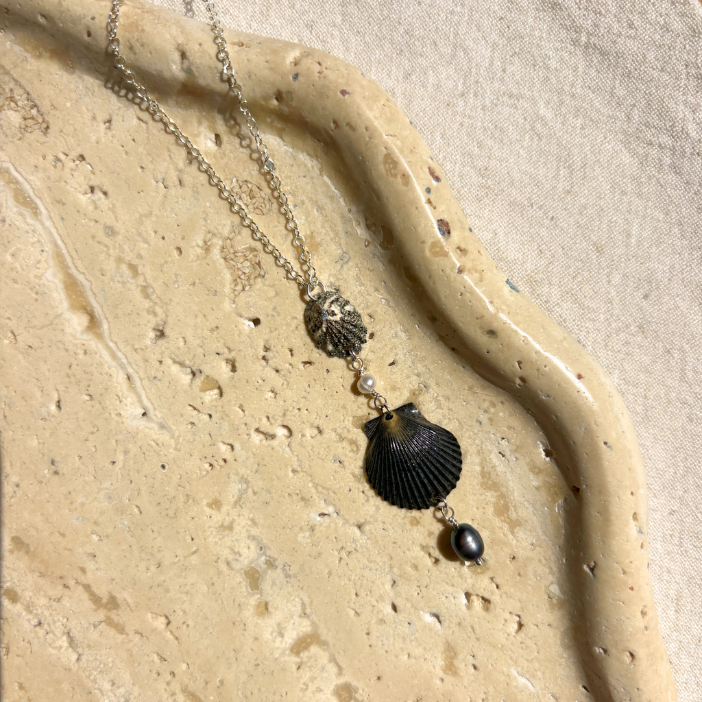 Nyx | Cascade Drop Necklace | Sterling Silver