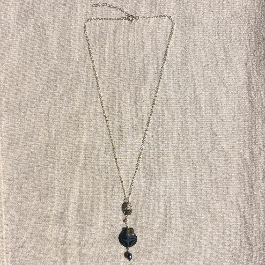 Nyx | Cascade Drop Necklace | Sterling Silver