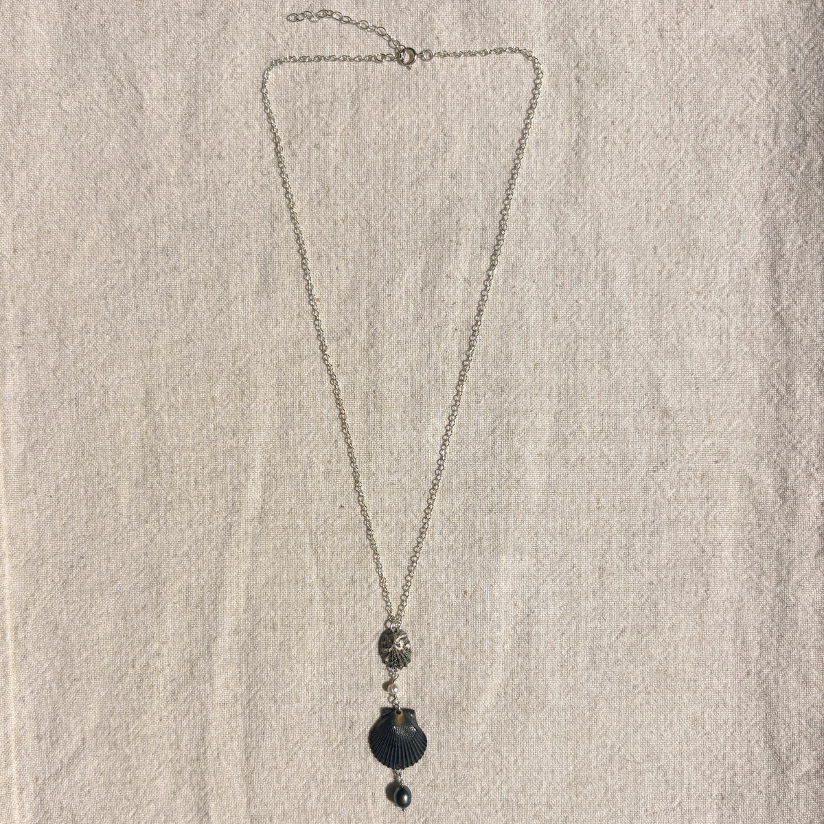Nyx | Cascade Drop Necklace | Sterling Silver
