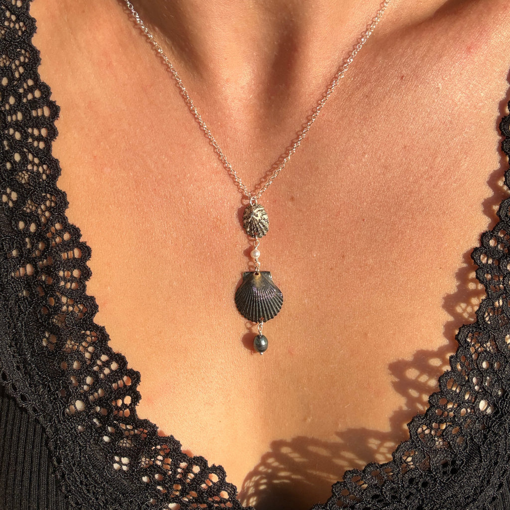 Nyx | Cascade Drop Necklace | Sterling Silver