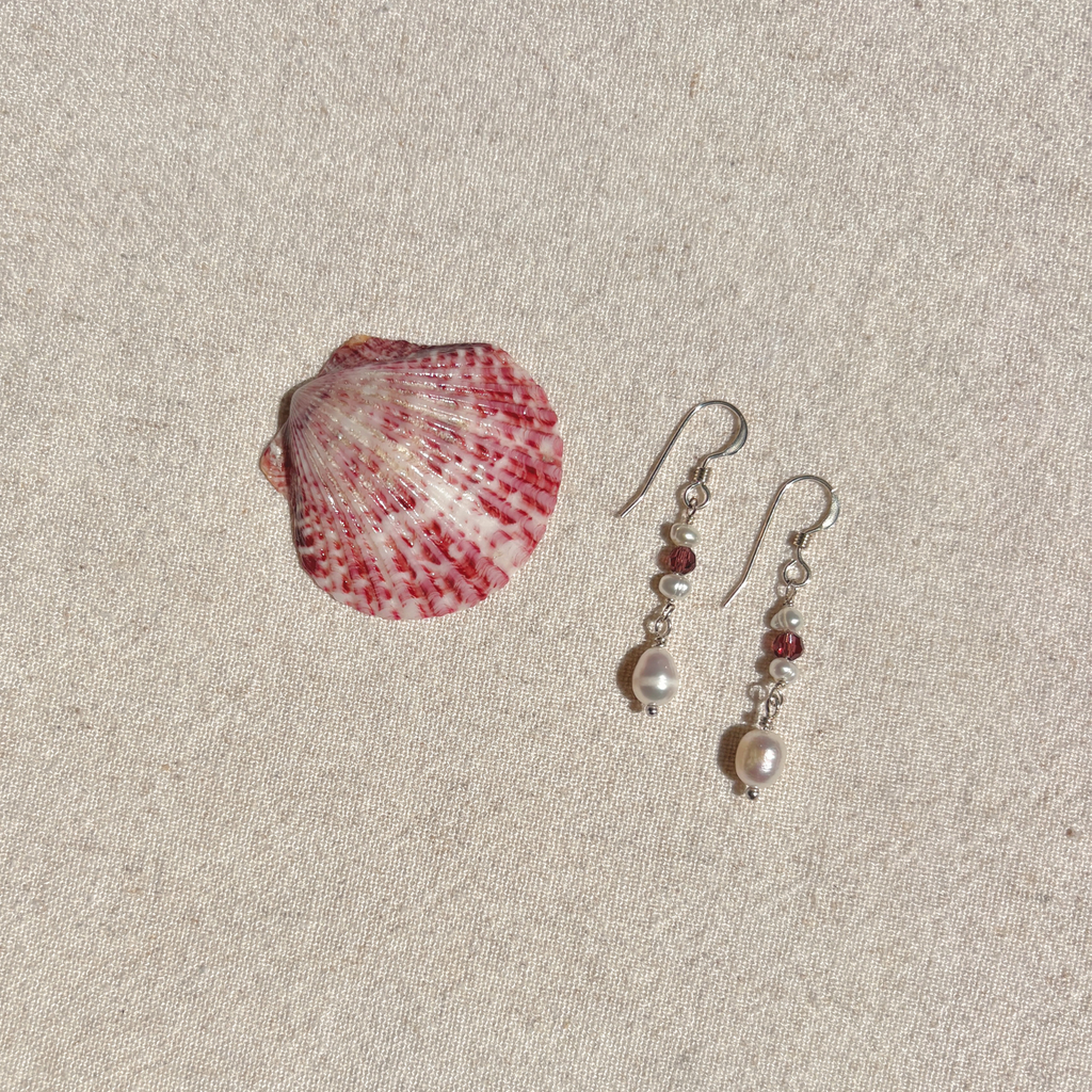 Pearl & Bead Earrings | Sterling Silver