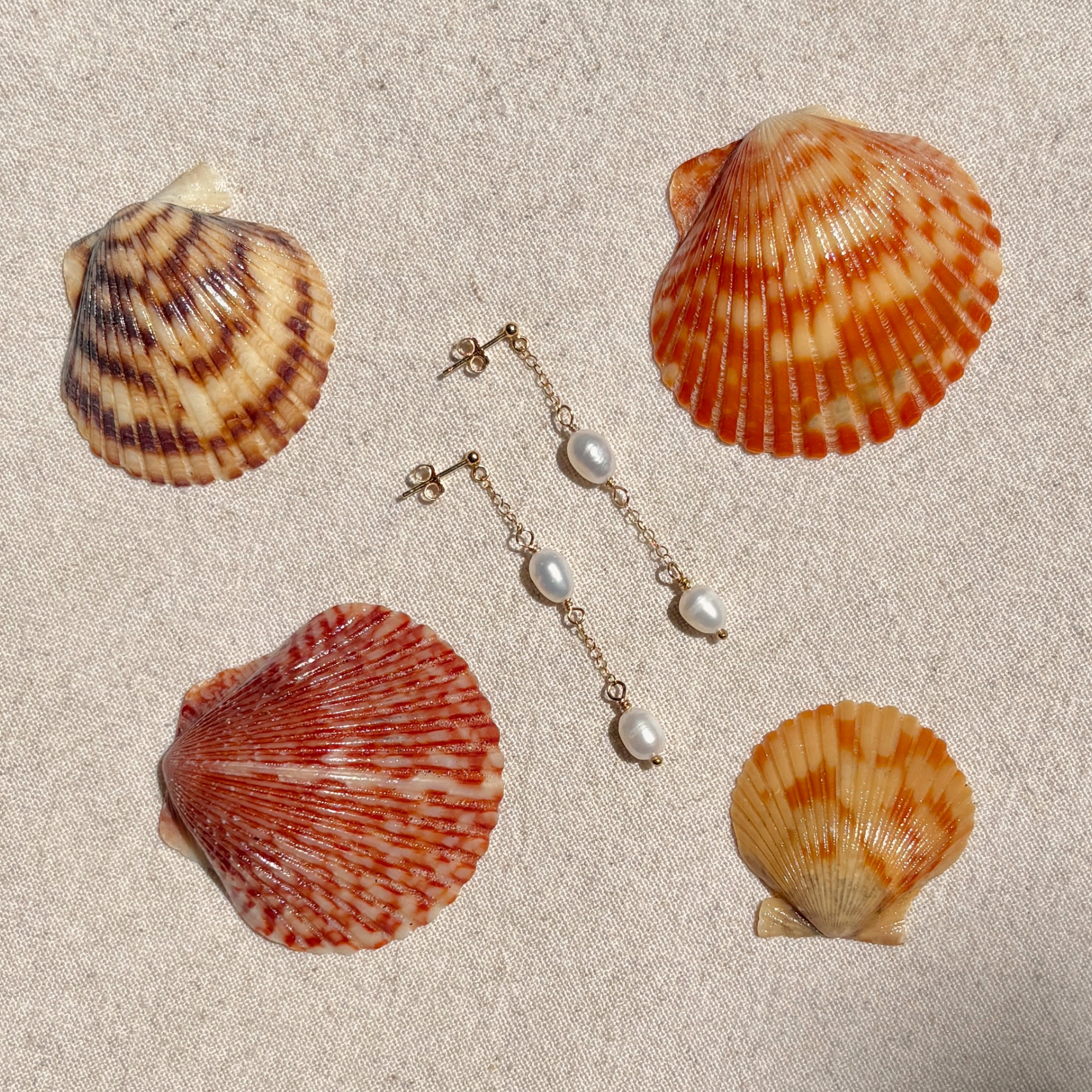 Pearl Drop Earrings | 14K Gold-filled