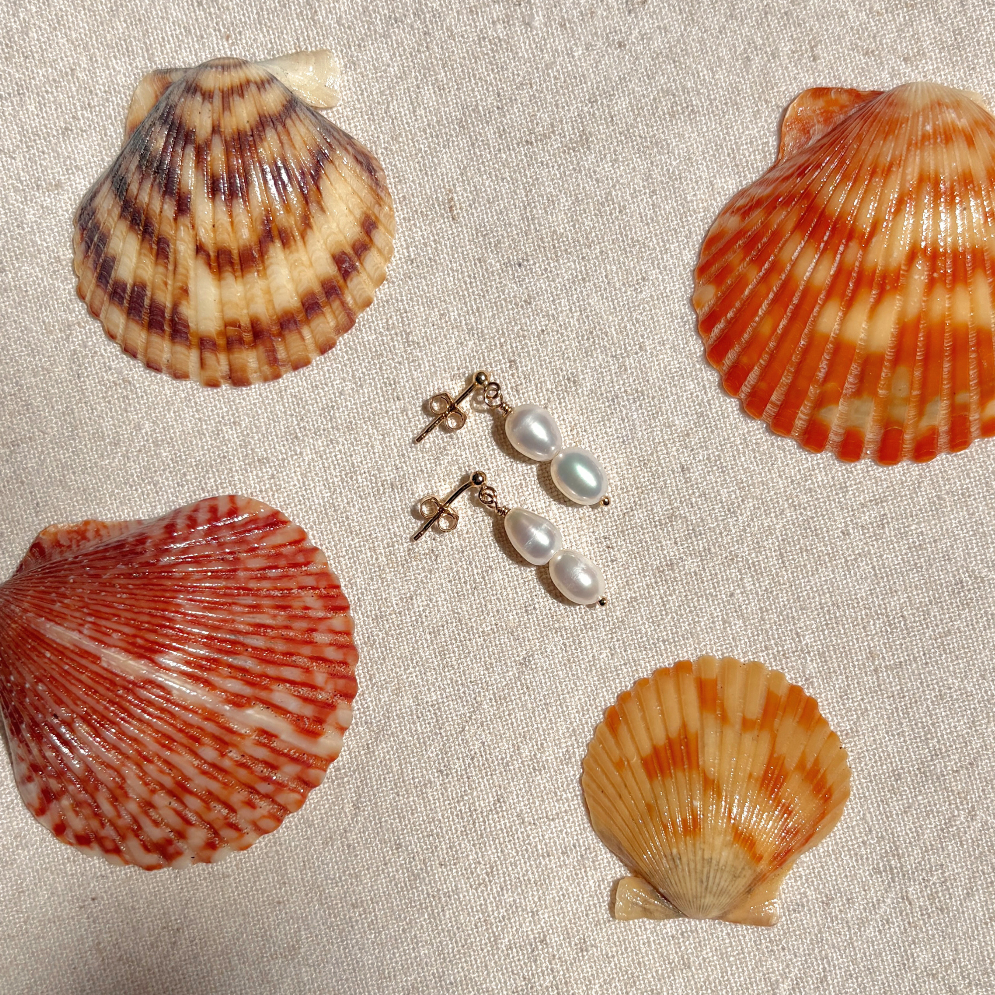 Pearl Drop Earrings | 14K Gold-filled