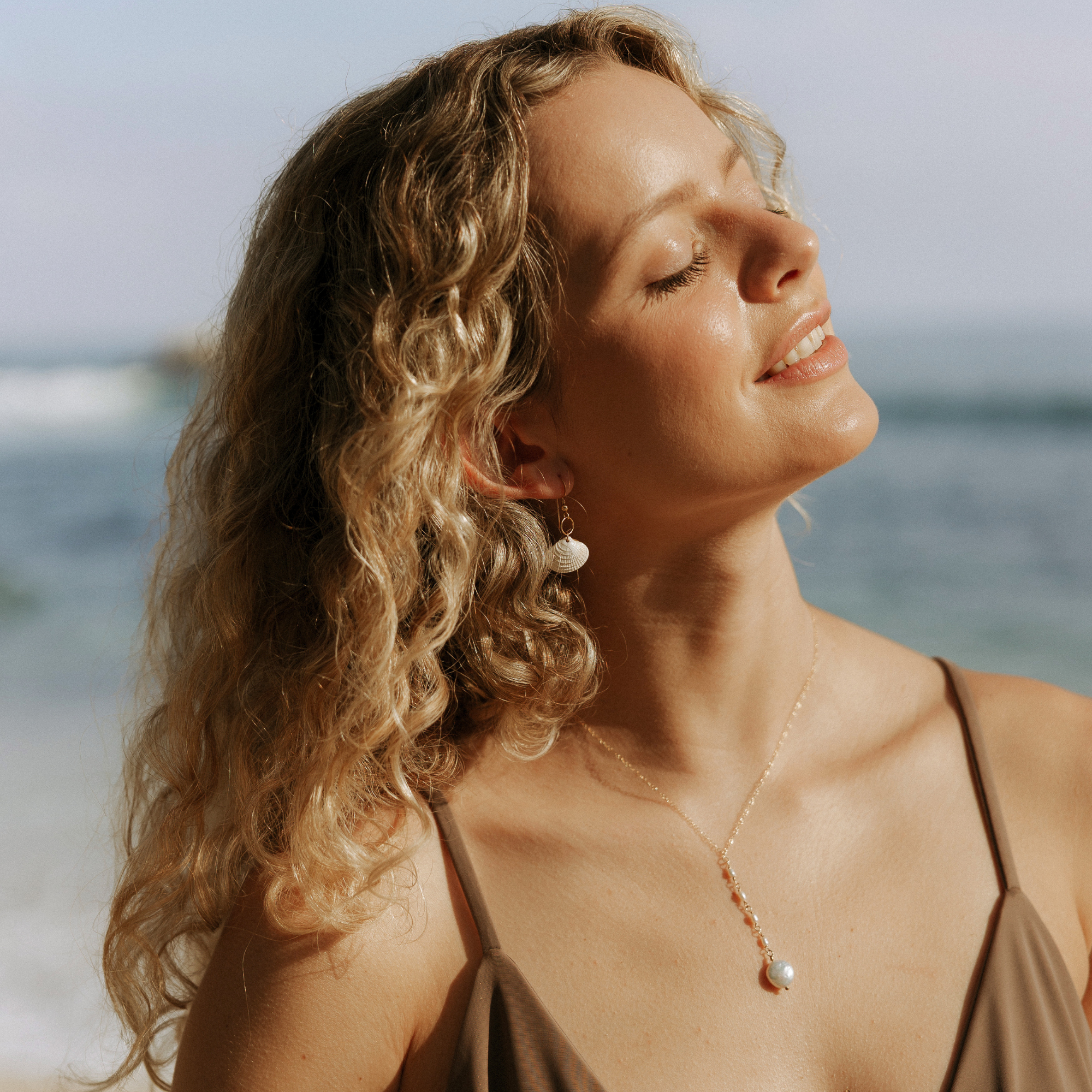 Mini Pearl Drop Necklace | 14K Gold-filled