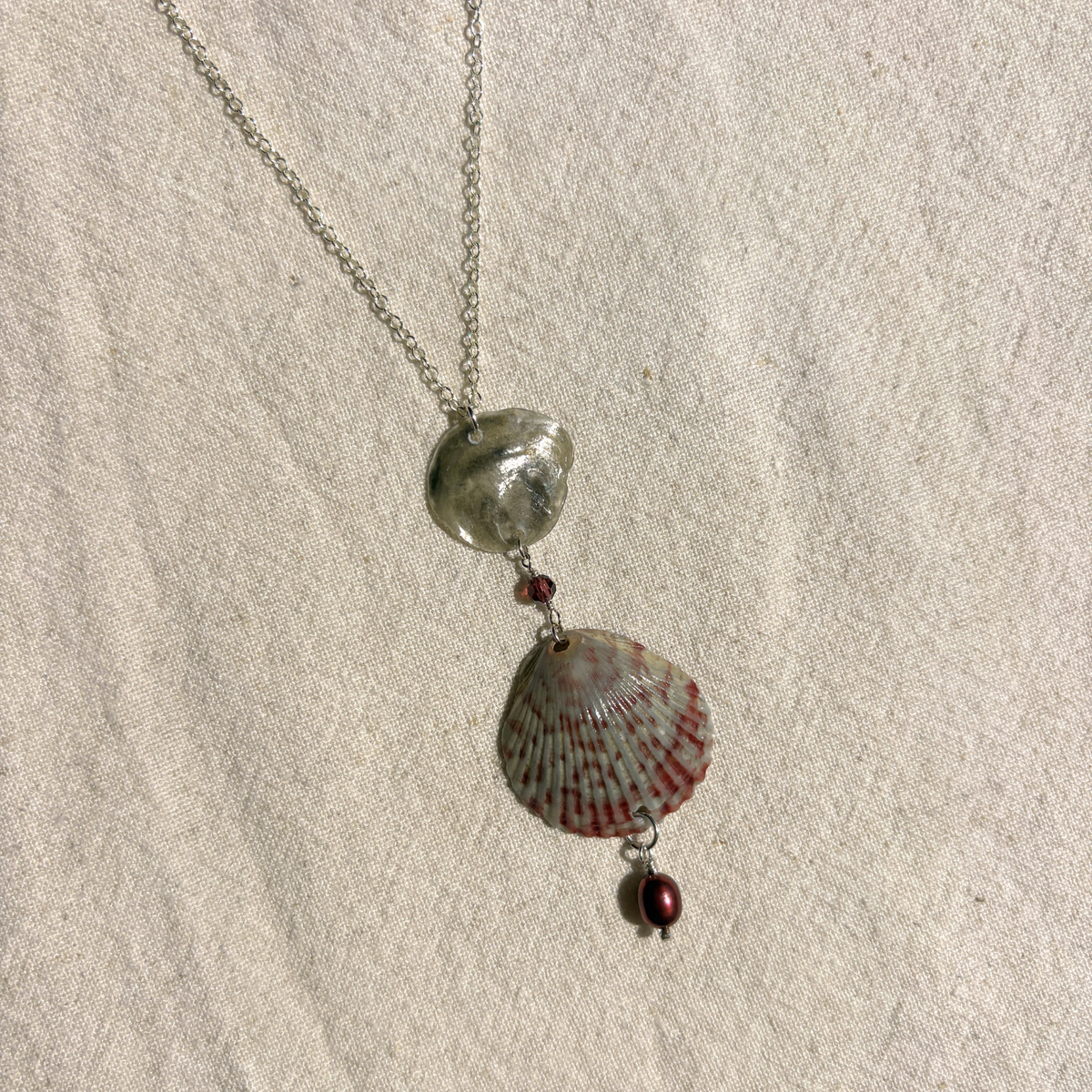 Persephone | Cascade Drop Necklace | Sterling Silver