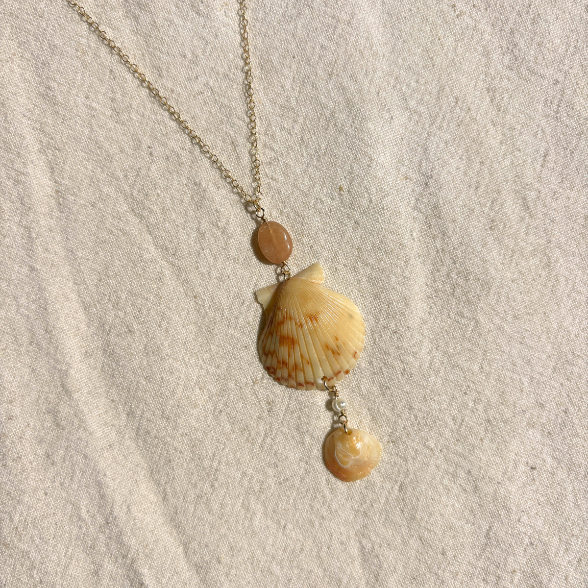 Psyche | Cascade Drop Necklace | 14K Gold-filled