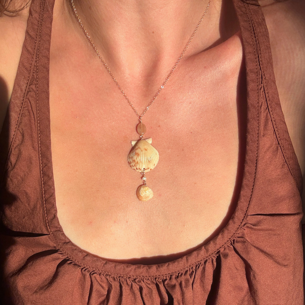 Psyche | Cascade Drop Necklace | 14K Gold-filled