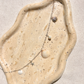 Dainty Seashell Charm Necklace | Sterling Silver