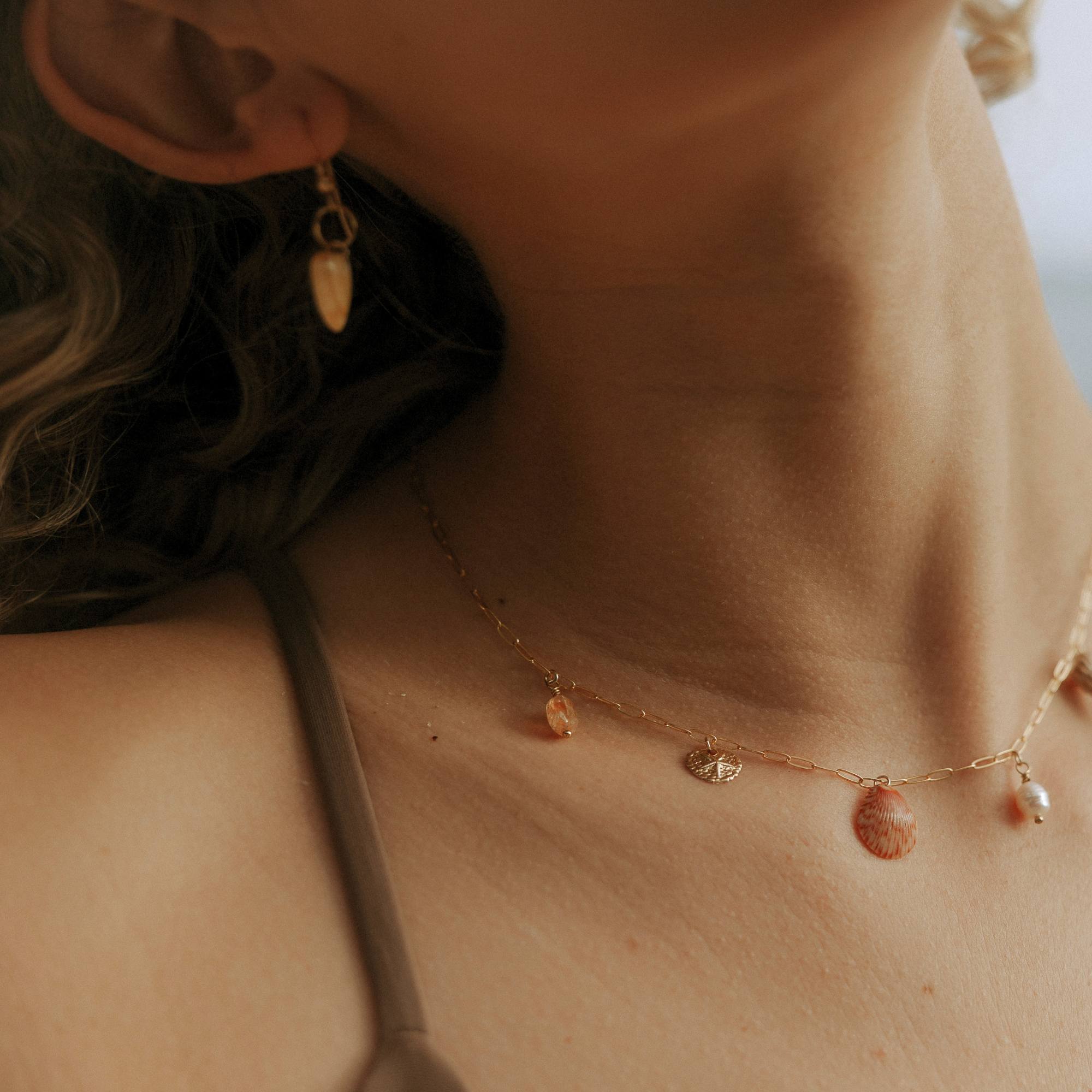 Seashell Earrings | 14K Gold-filled