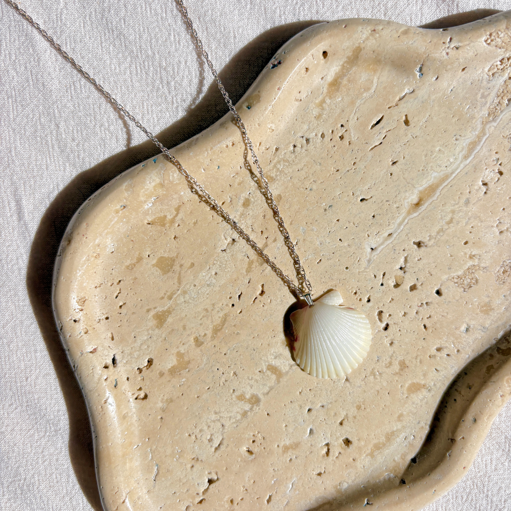 Floridian Scallop Necklace | Sterling Silver