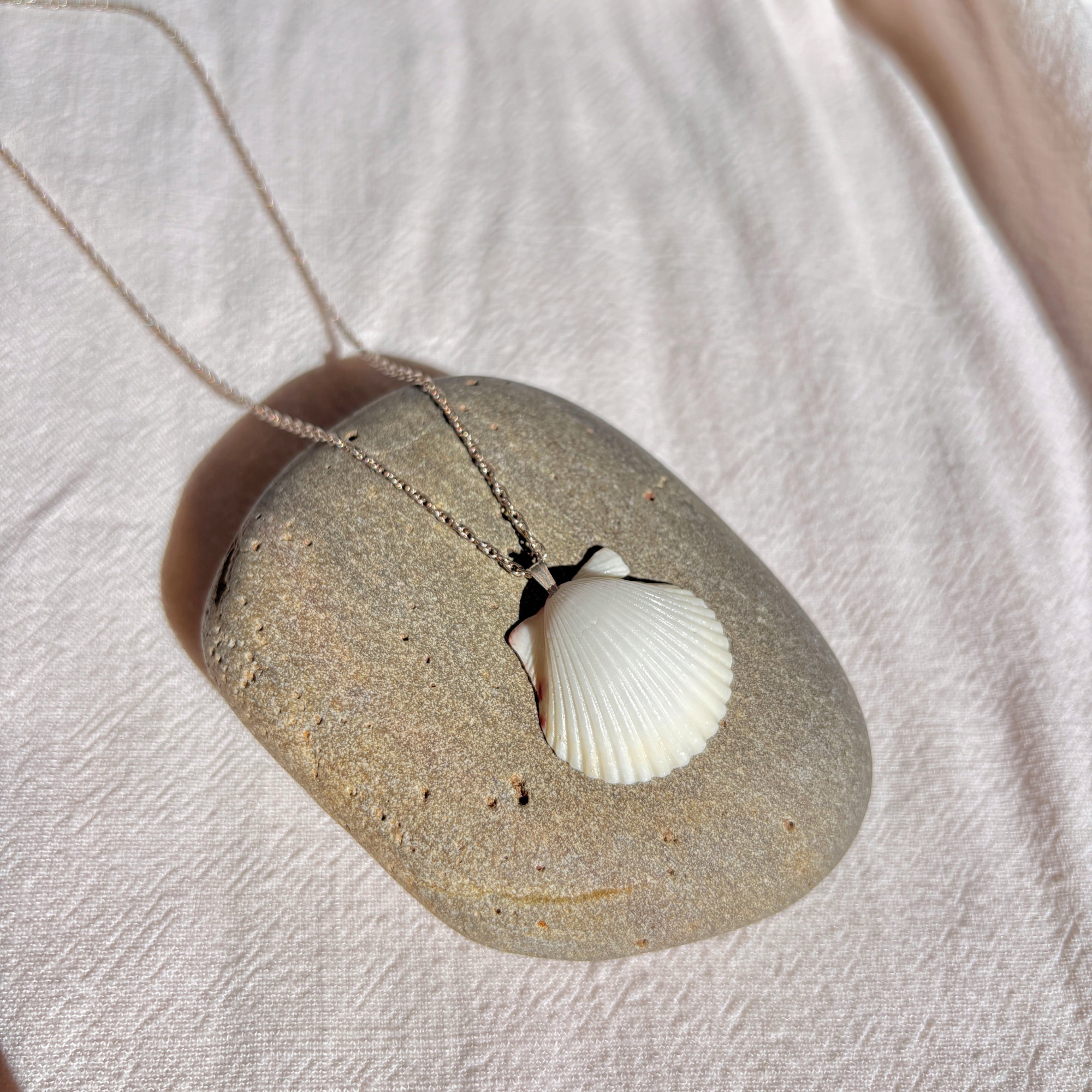 Floridian Scallop Necklace | Sterling Silver