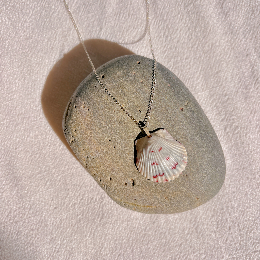 Floridian Scallop Necklace | Sterling Silver