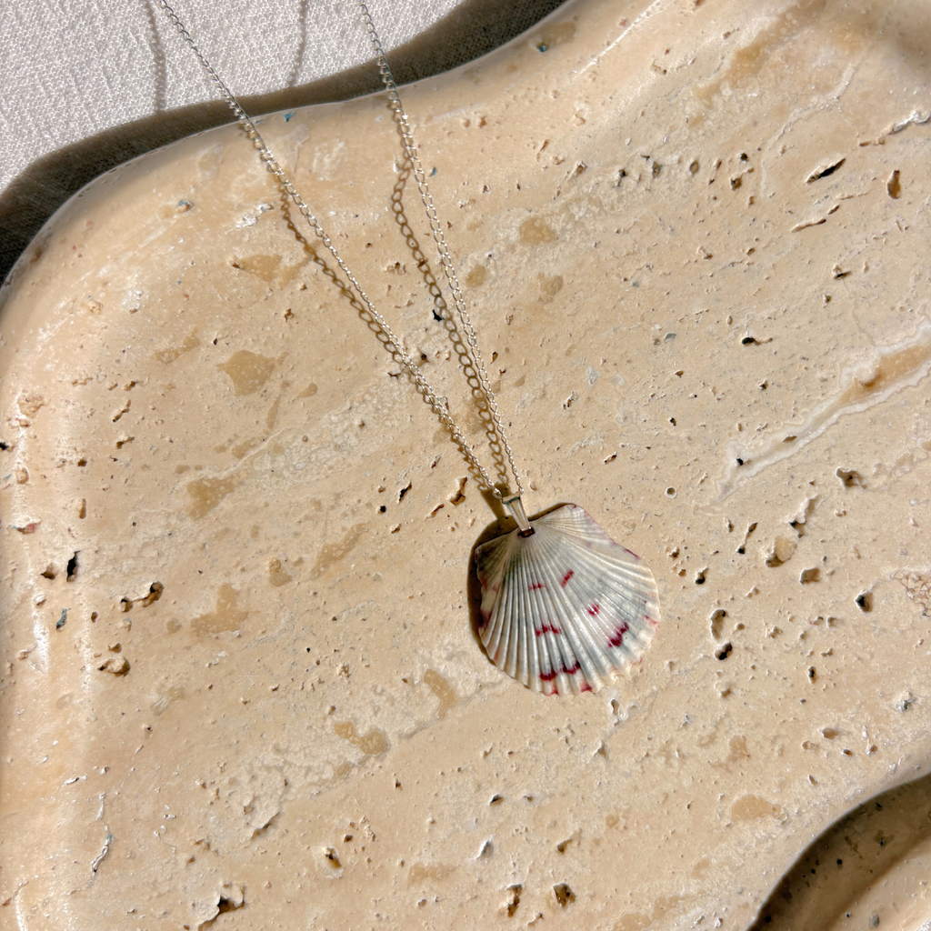 Floridian Scallop Necklace | Sterling Silver