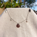 Santa Cruz | Seashell Charm Necklace | Sterling Silver