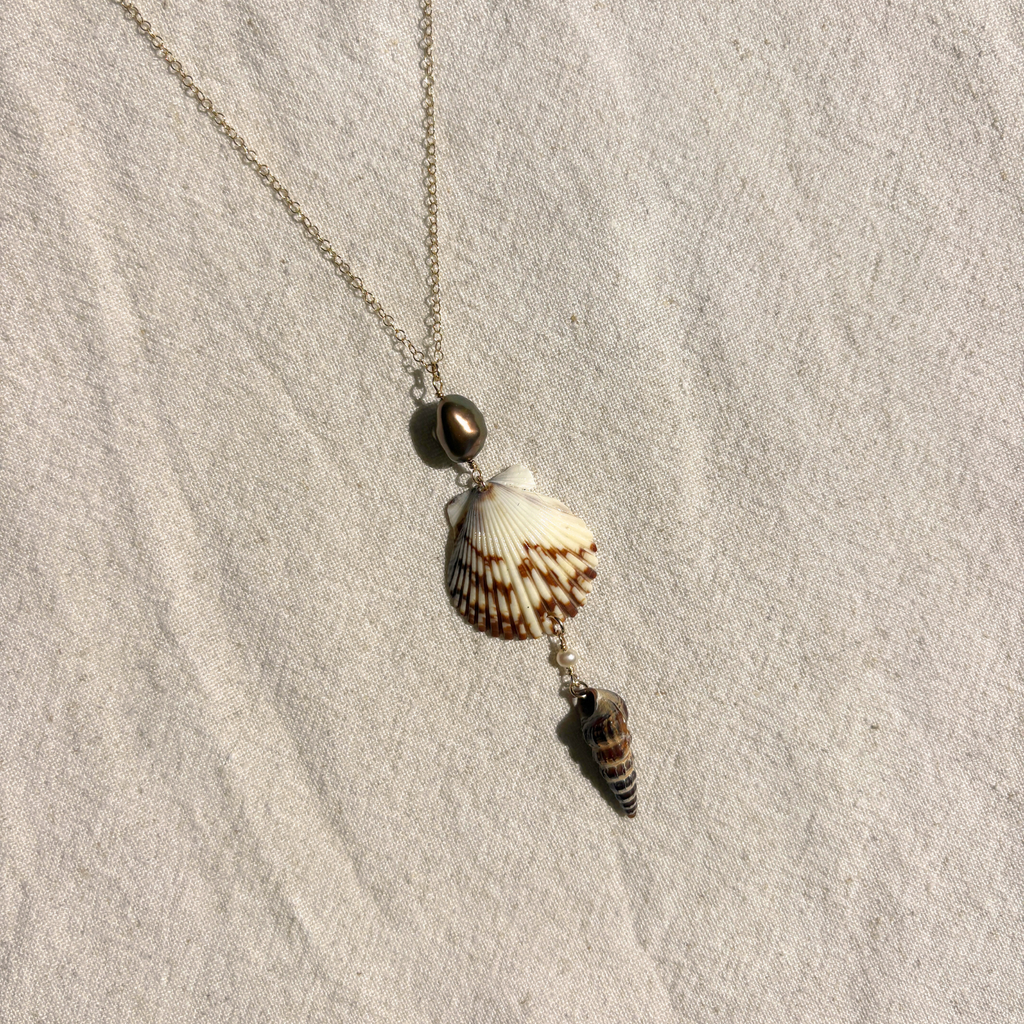 Scylla | Cascade Drop Necklace | 14K Gold-filled