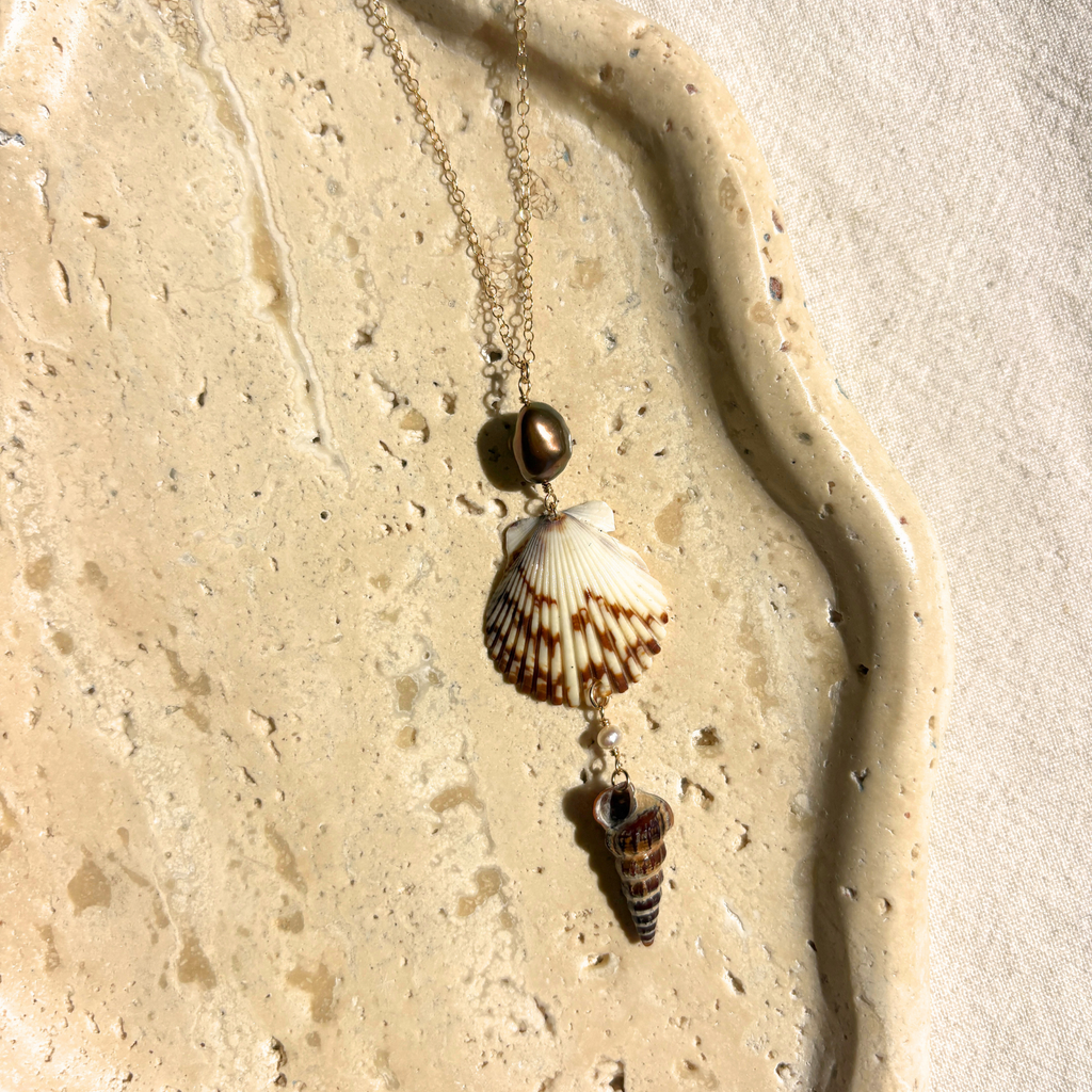 Scylla | Cascade Drop Necklace | 14K Gold-filled