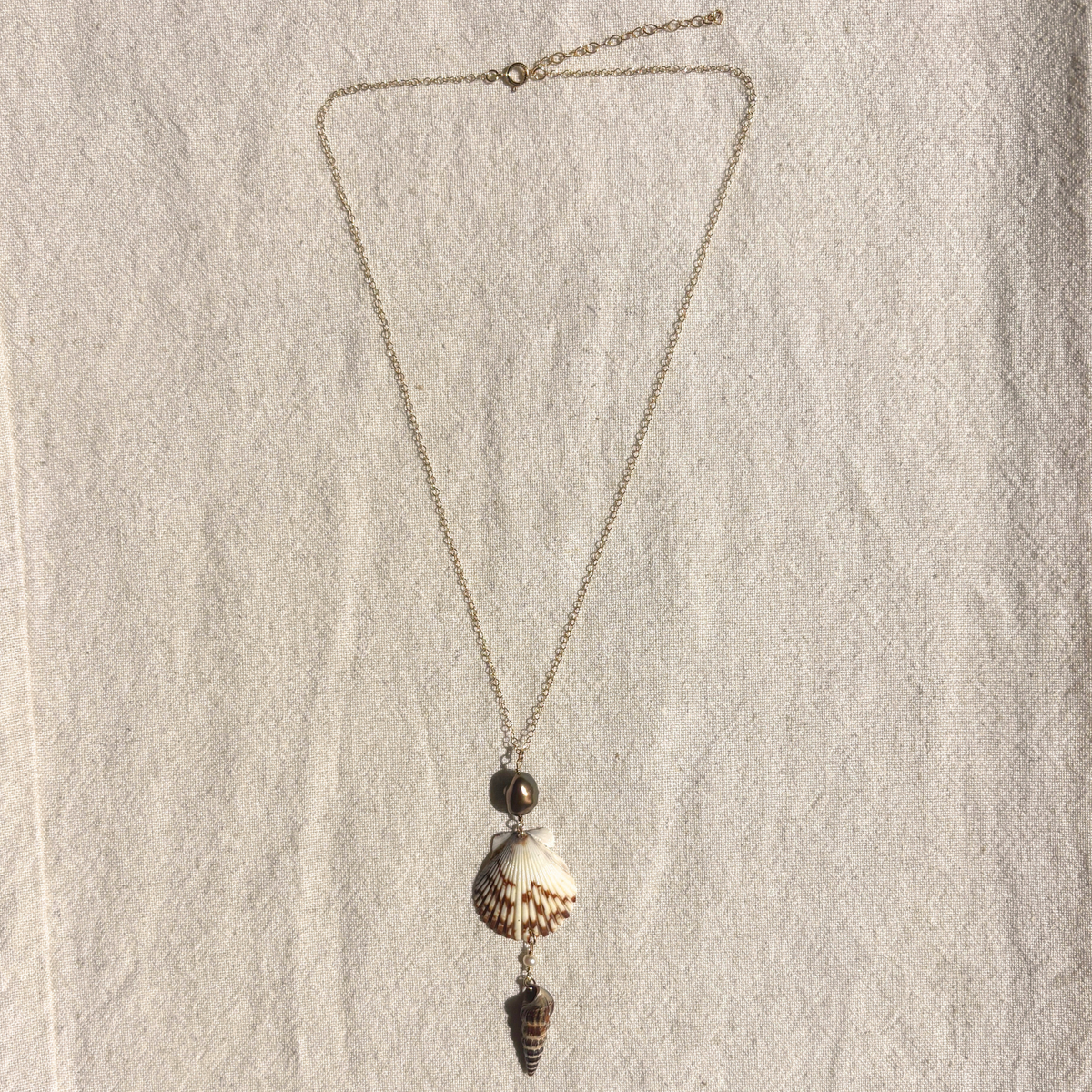 Scylla | Cascade Drop Necklace | 14K Gold-filled