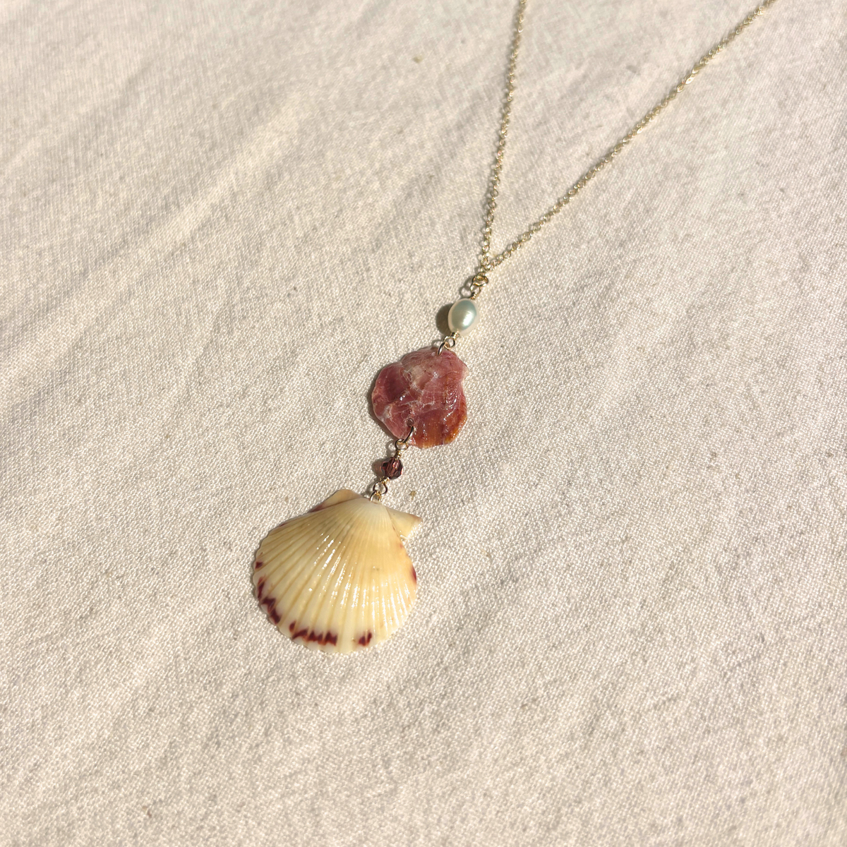 Selene | Cascade Drop Necklace | 14K Gold-filled